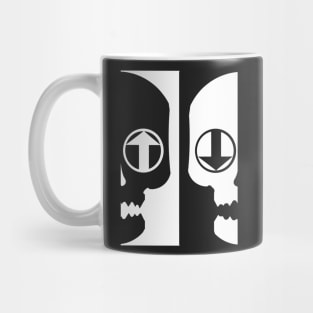 Yin Yang Skull Mug